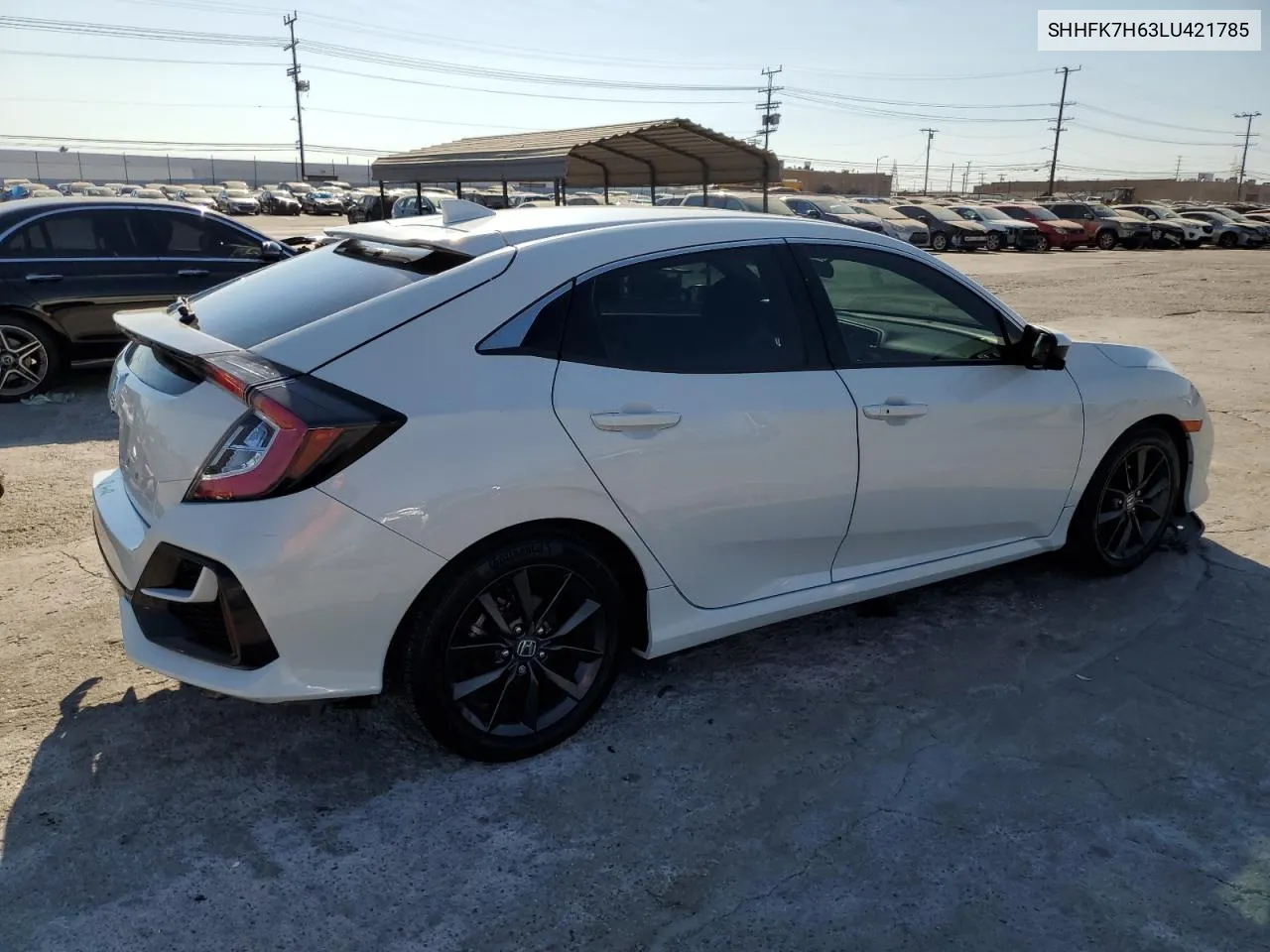 2020 Honda Civic Ex VIN: SHHFK7H63LU421785 Lot: 70865194