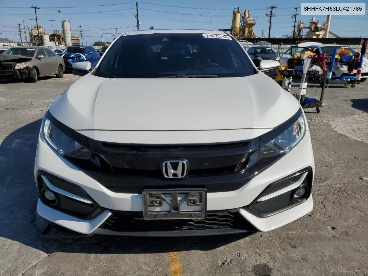 SHHFK7H63LU421785 2020 Honda Civic Ex