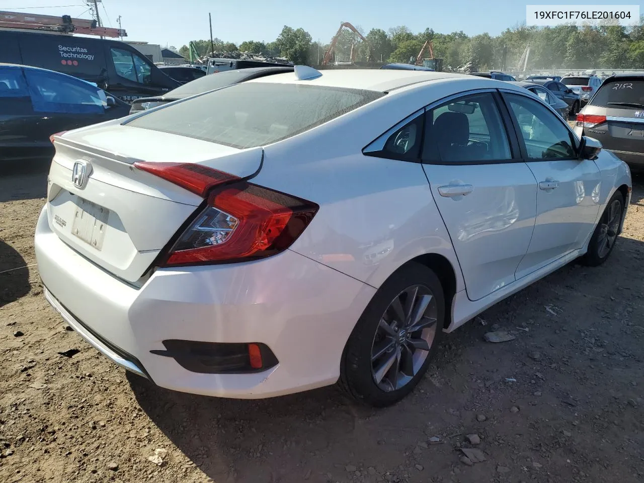 19XFC1F76LE201604 2020 Honda Civic Exl