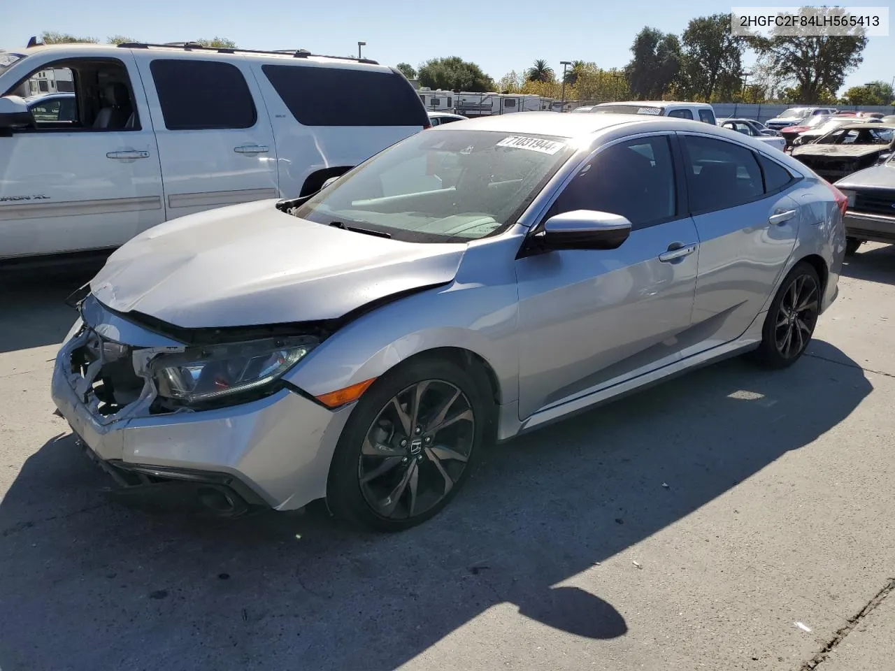 2020 Honda Civic Sport VIN: 2HGFC2F84LH565413 Lot: 71031944