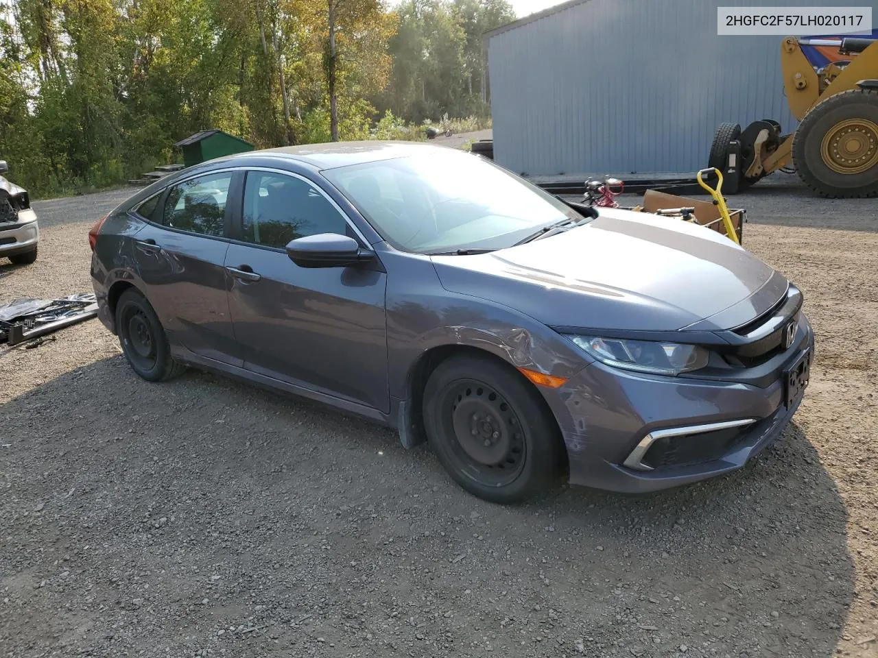 2020 Honda Civic Lx VIN: 2HGFC2F57LH020117 Lot: 71106174