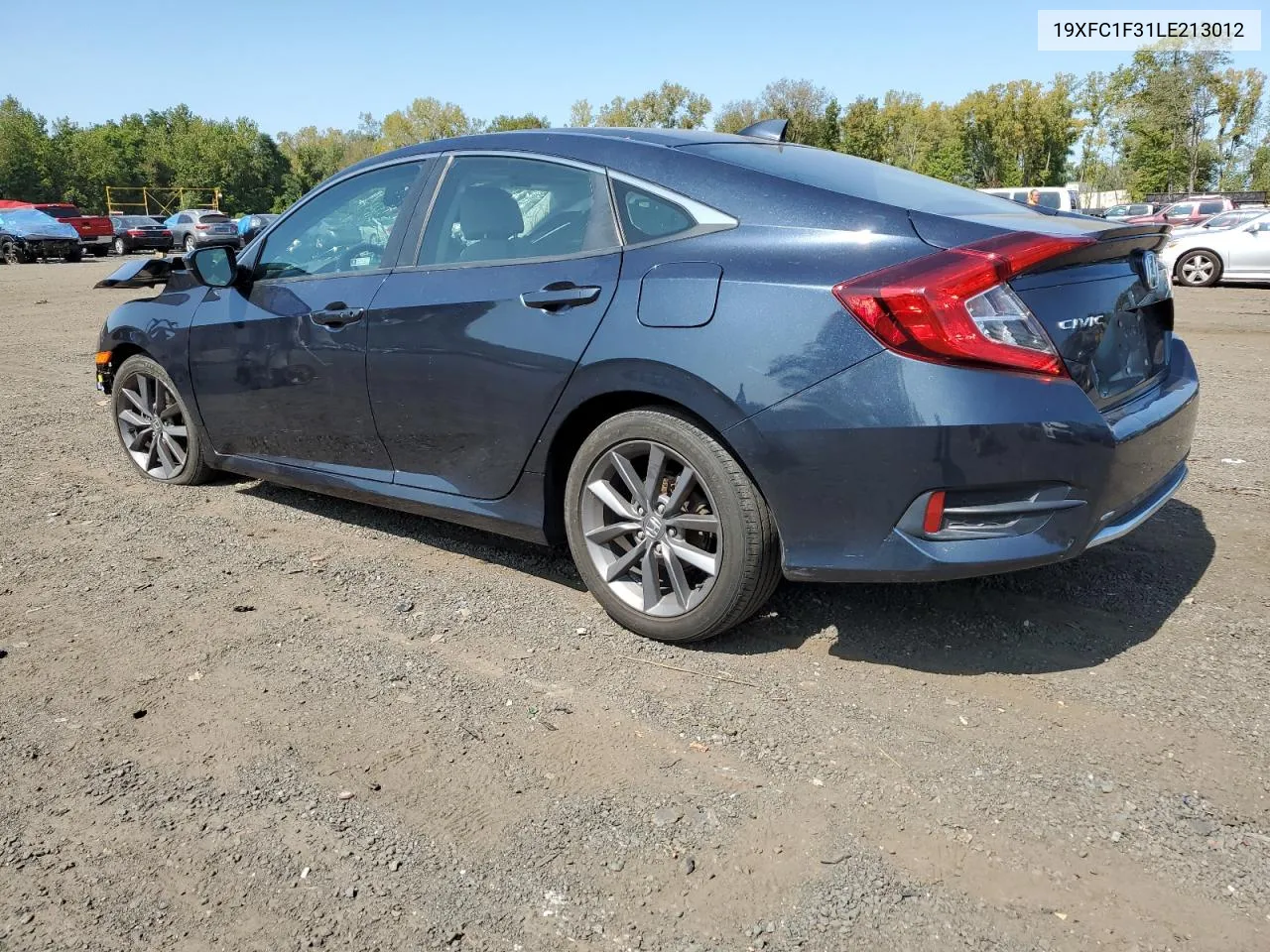 2020 Honda Civic Ex VIN: 19XFC1F31LE213012 Lot: 71210644