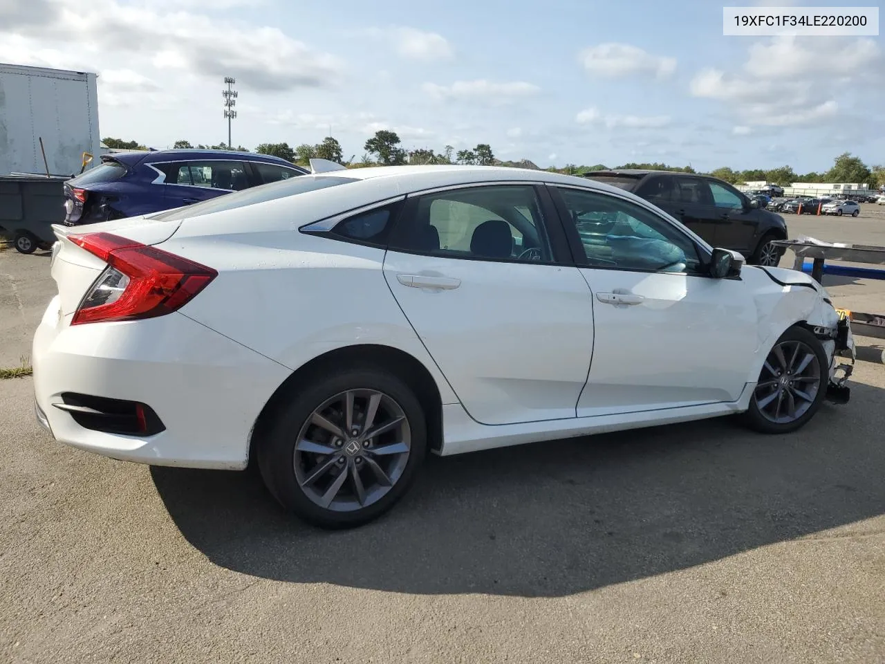 2020 Honda Civic Ex VIN: 19XFC1F34LE220200 Lot: 71238774