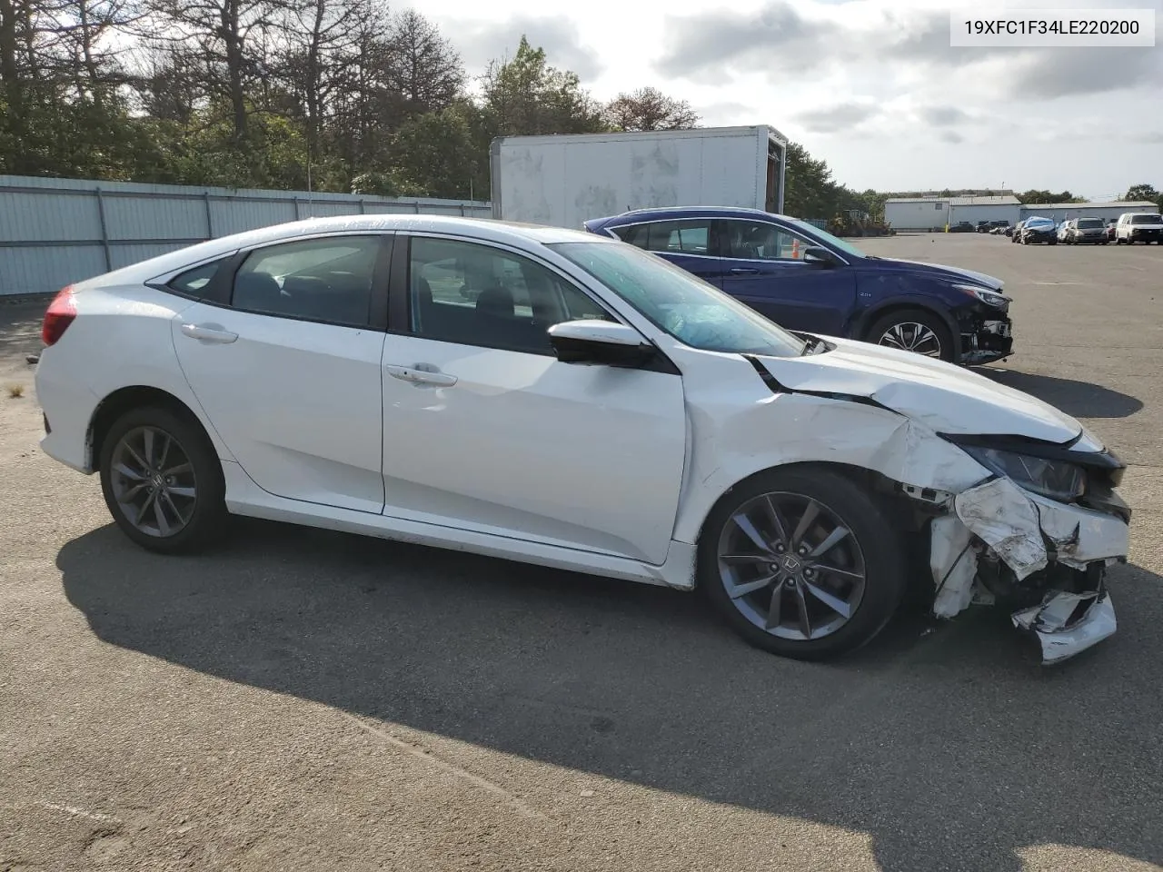 2020 Honda Civic Ex VIN: 19XFC1F34LE220200 Lot: 71238774