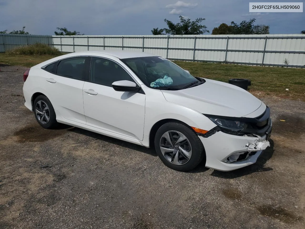 2020 Honda Civic Lx VIN: 2HGFC2F65LH509060 Lot: 71267254