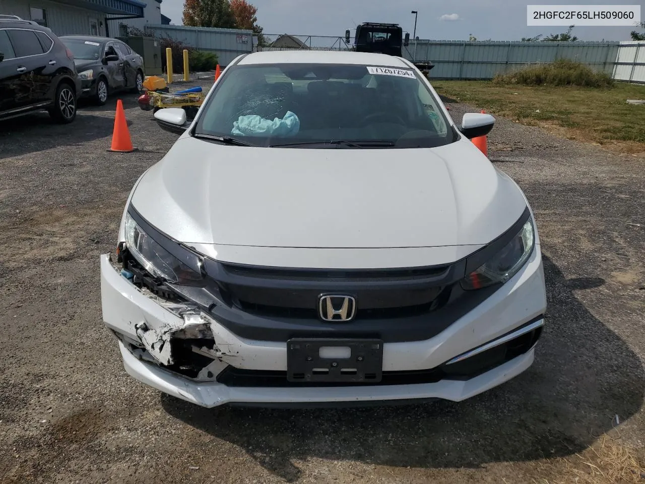 2020 Honda Civic Lx VIN: 2HGFC2F65LH509060 Lot: 71267254