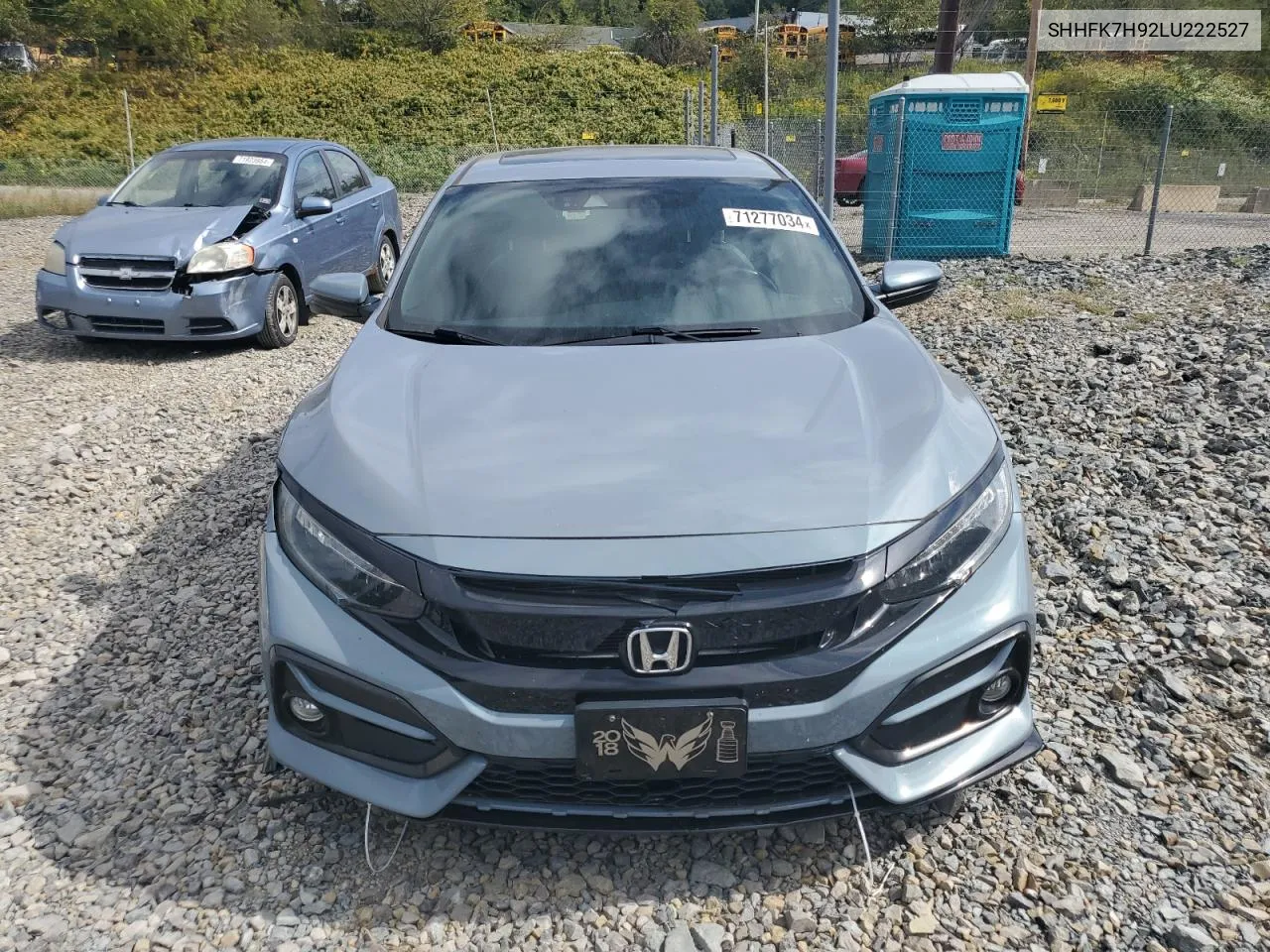 2020 Honda Civic Sport Touring VIN: SHHFK7H92LU222527 Lot: 71277034