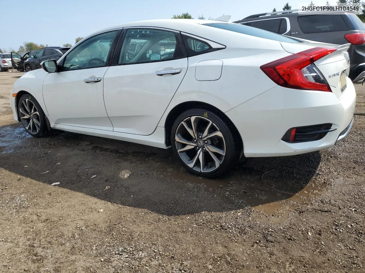 2020 Honda Civic Touring VIN: 2HGFC1F90LH104549 Lot: 71302134