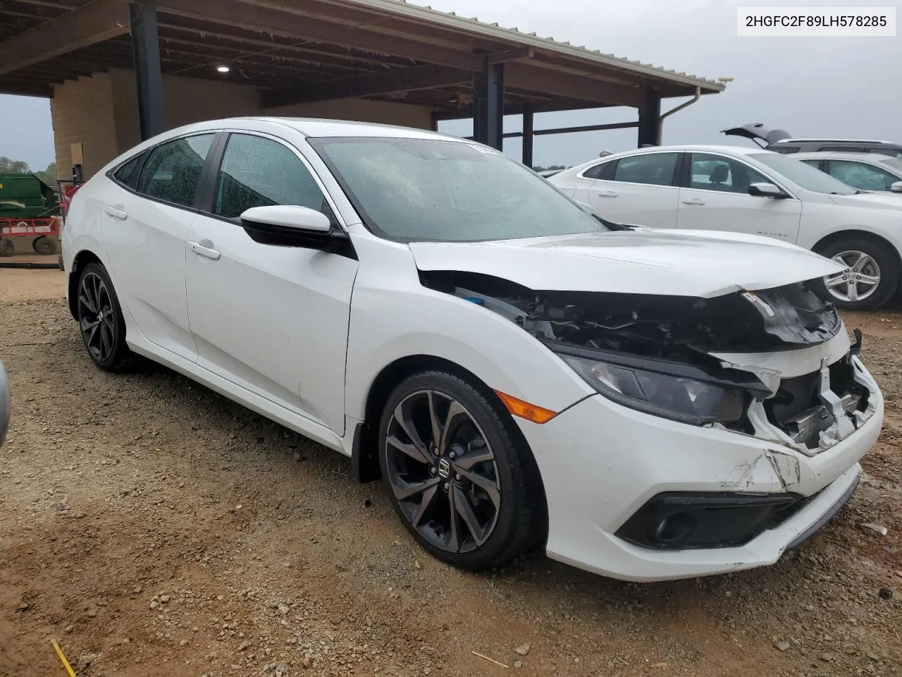 2020 Honda Civic Sport VIN: 2HGFC2F89LH578285 Lot: 71437834