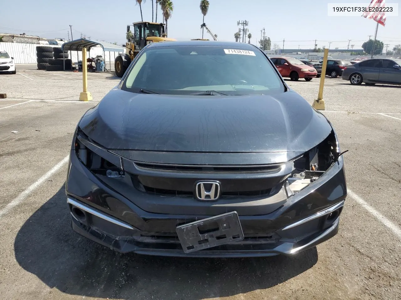 2020 Honda Civic Ex VIN: 19XFC1F33LE202223 Lot: 71438124