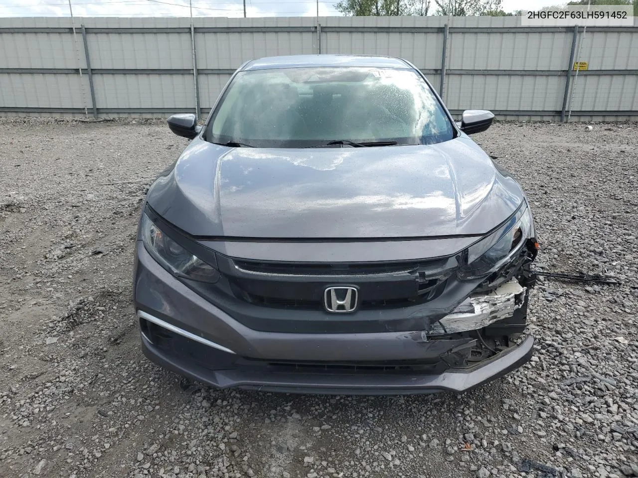 2020 Honda Civic Lx VIN: 2HGFC2F63LH591452 Lot: 71556654