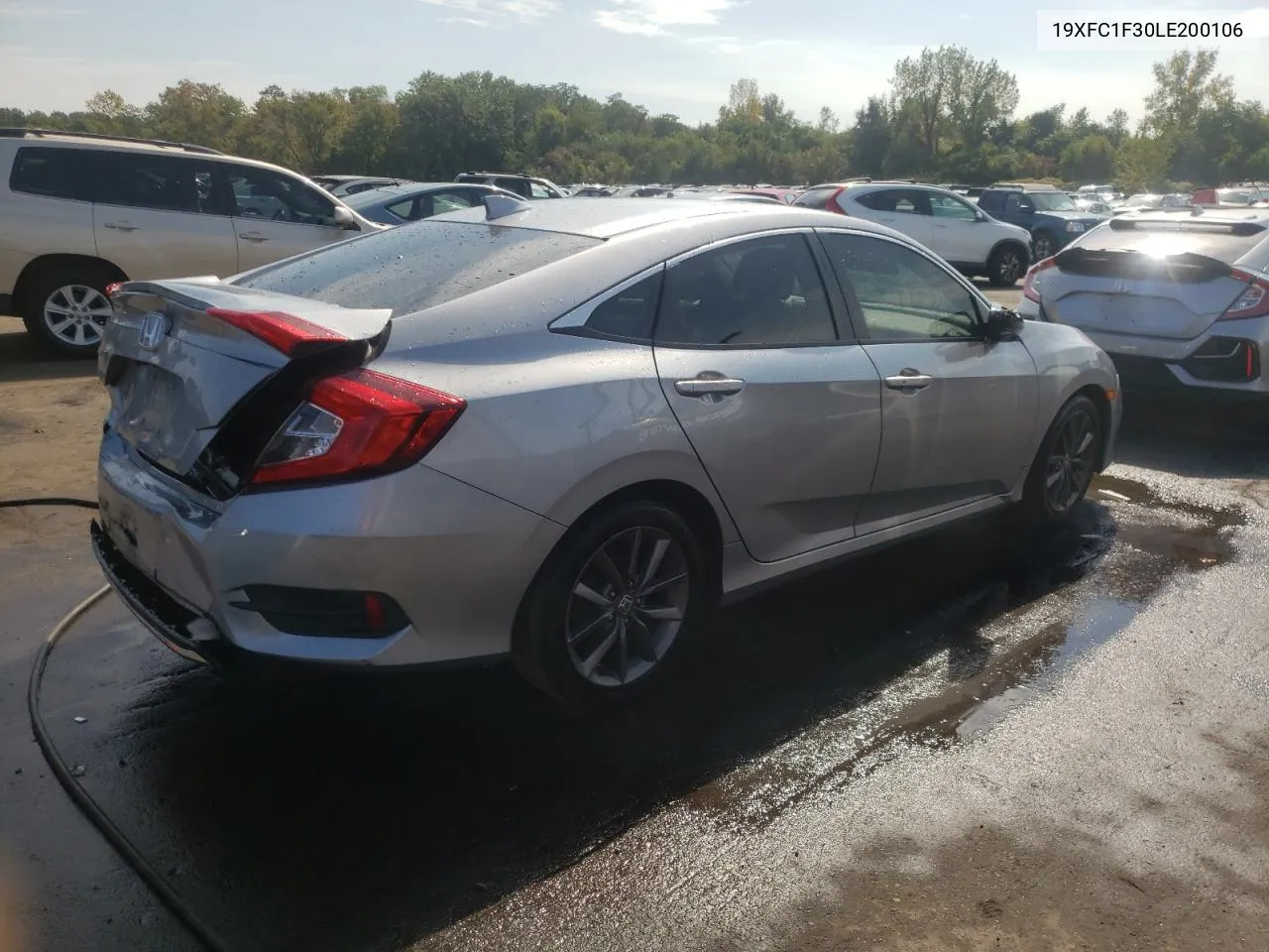 2020 Honda Civic Ex VIN: 19XFC1F30LE200106 Lot: 71620624