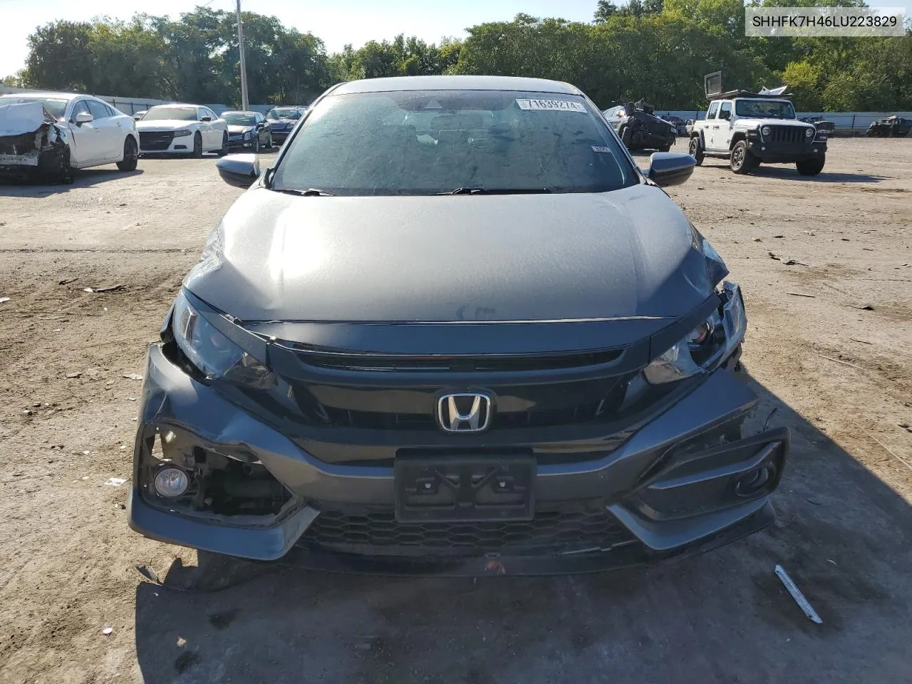 2020 Honda Civic Sport VIN: SHHFK7H46LU223829 Lot: 71639274