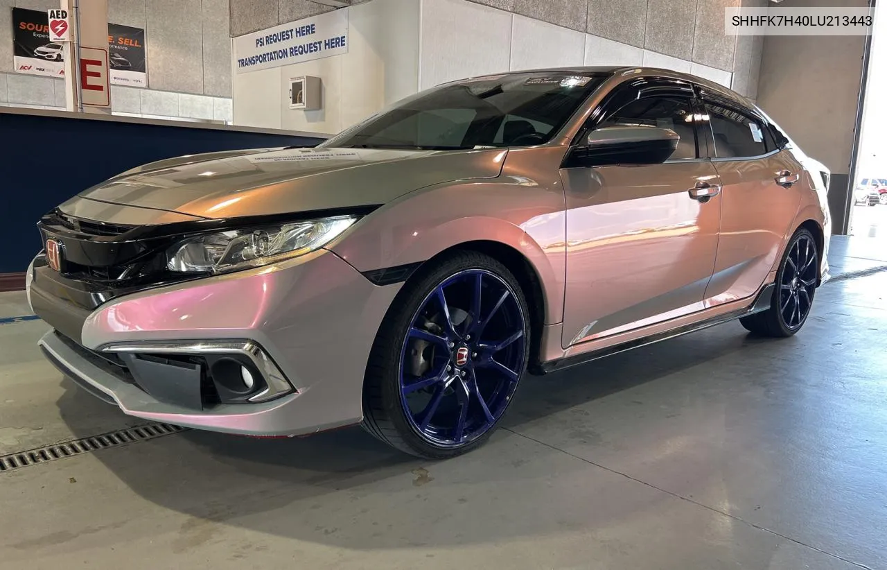 2020 Honda Civic Sport VIN: SHHFK7H40LU213443 Lot: 71653474