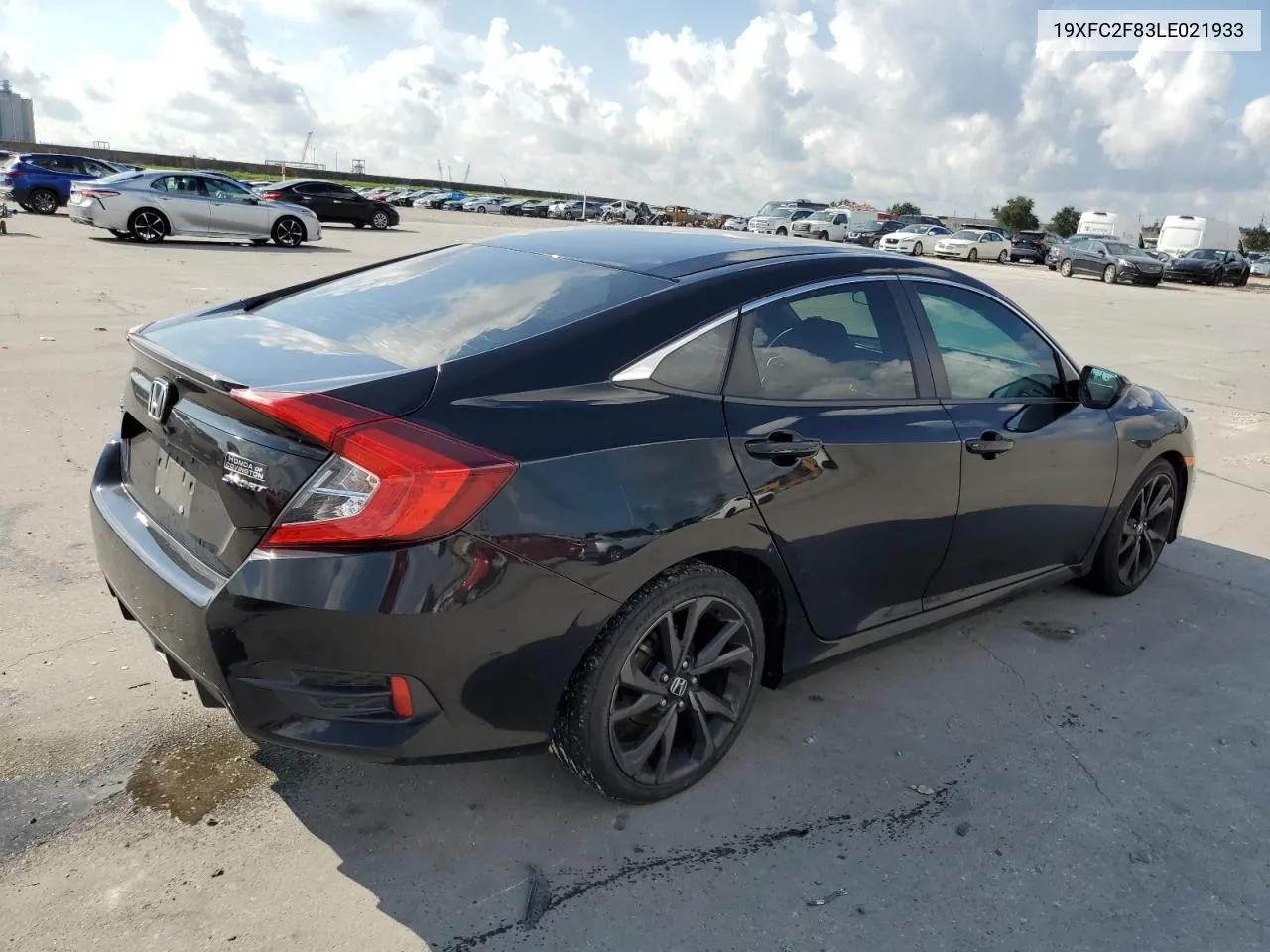 2020 Honda Civic Sport VIN: 19XFC2F83LE021933 Lot: 71959514