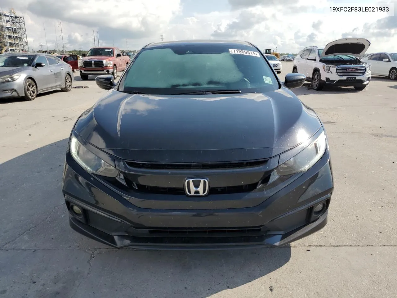 2020 Honda Civic Sport VIN: 19XFC2F83LE021933 Lot: 71959514