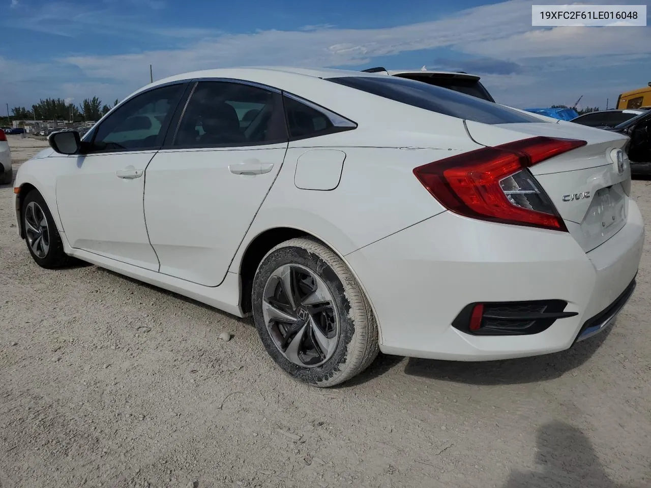 2020 Honda Civic Lx VIN: 19XFC2F61LE016048 Lot: 71977904