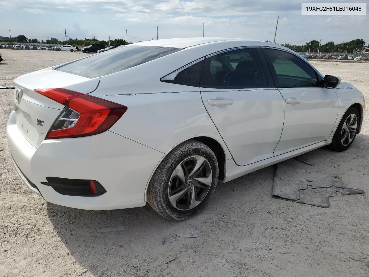 2020 Honda Civic Lx VIN: 19XFC2F61LE016048 Lot: 71977904