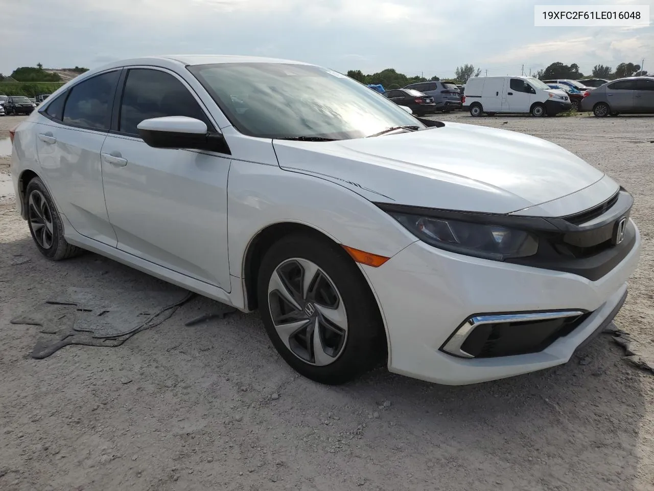 2020 Honda Civic Lx VIN: 19XFC2F61LE016048 Lot: 71977904