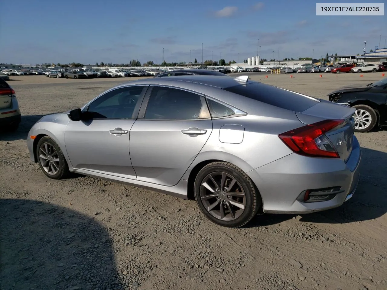 2020 Honda Civic Exl VIN: 19XFC1F76LE220735 Lot: 72035914