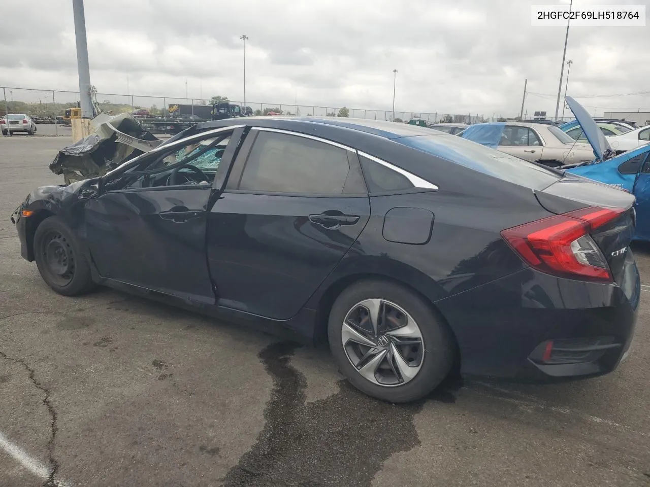 2020 Honda Civic Lx VIN: 2HGFC2F69LH518764 Lot: 72088144