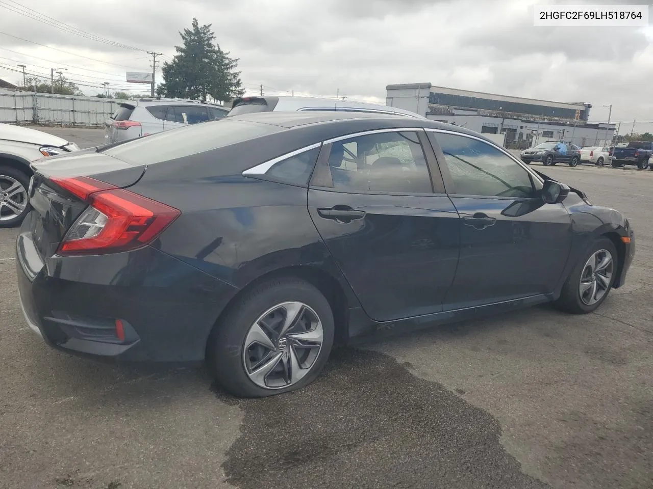 2020 Honda Civic Lx VIN: 2HGFC2F69LH518764 Lot: 72088144