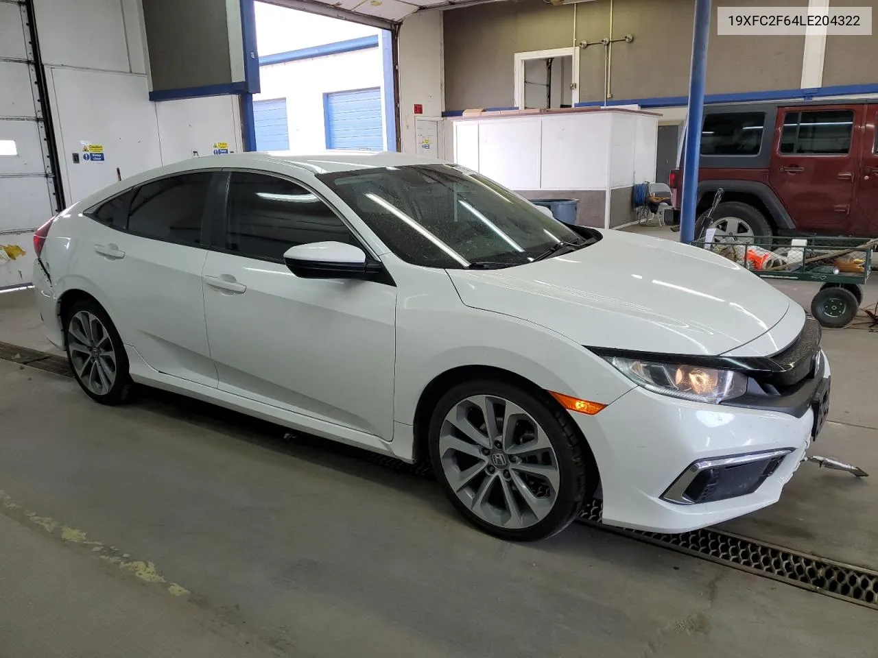 2020 Honda Civic Lx VIN: 19XFC2F64LE204322 Lot: 72154334