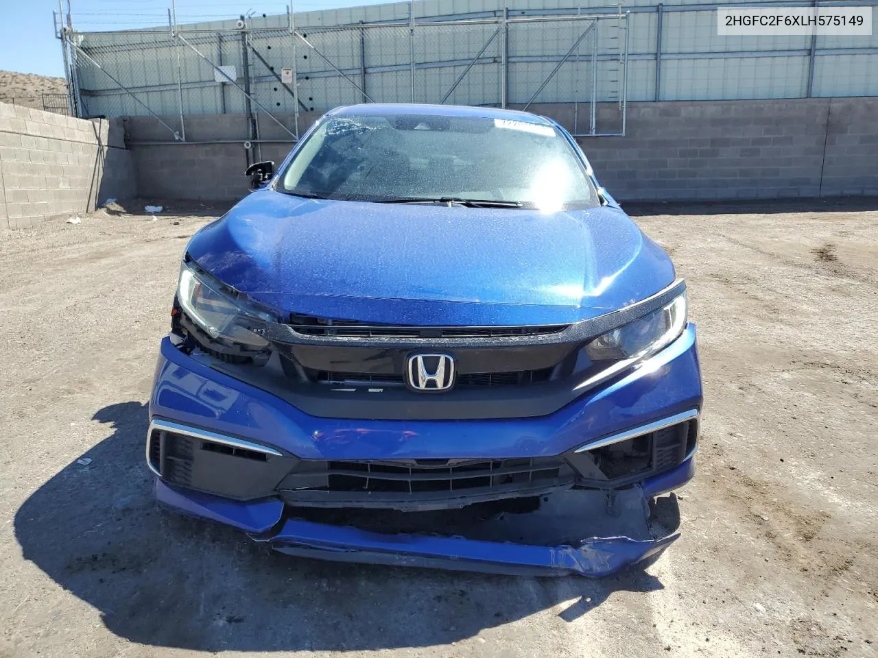 2020 Honda Civic Lx VIN: 2HGFC2F6XLH575149 Lot: 72201684