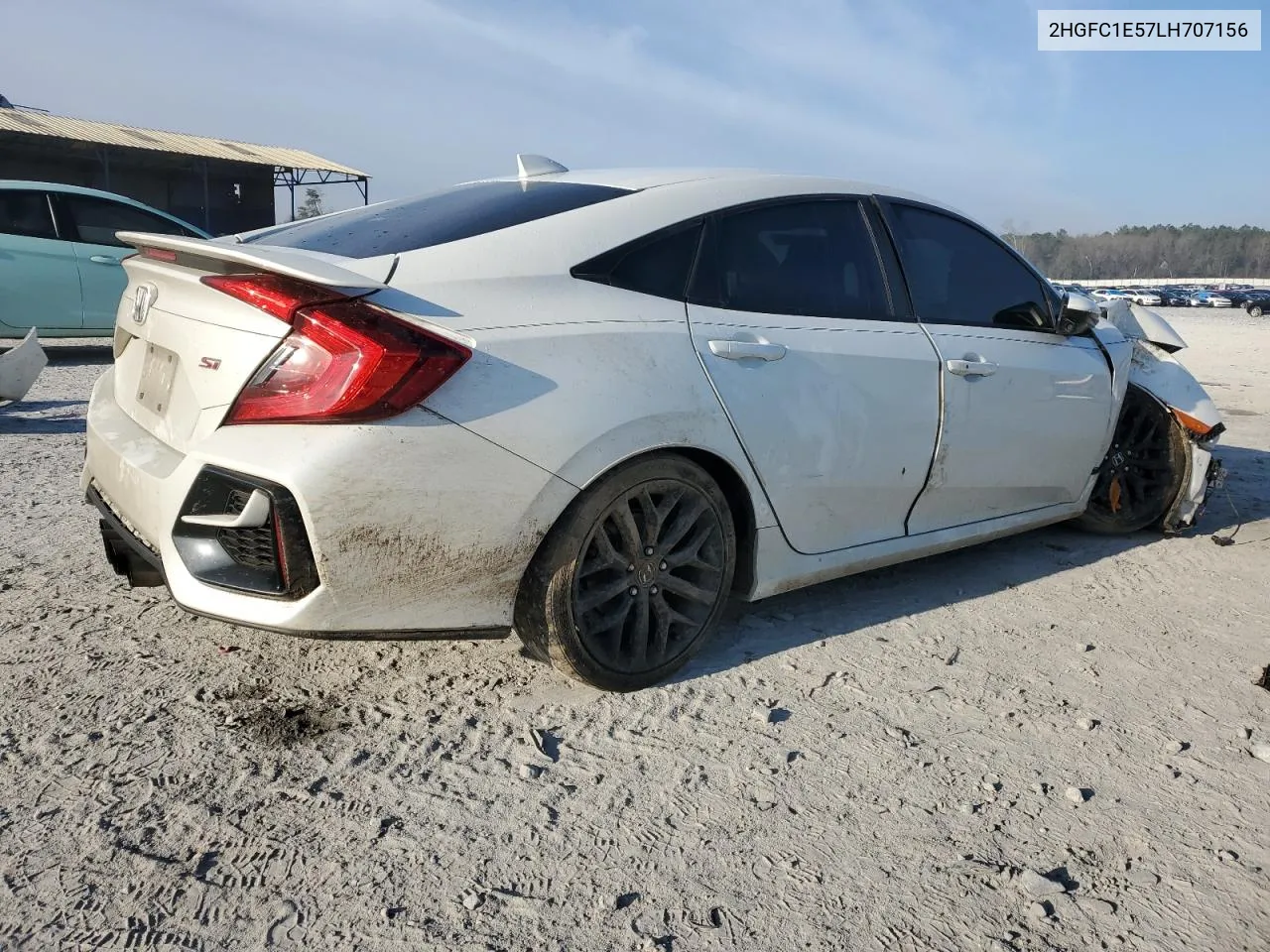 2020 Honda Civic Si VIN: 2HGFC1E57LH707156 Lot: 72311084