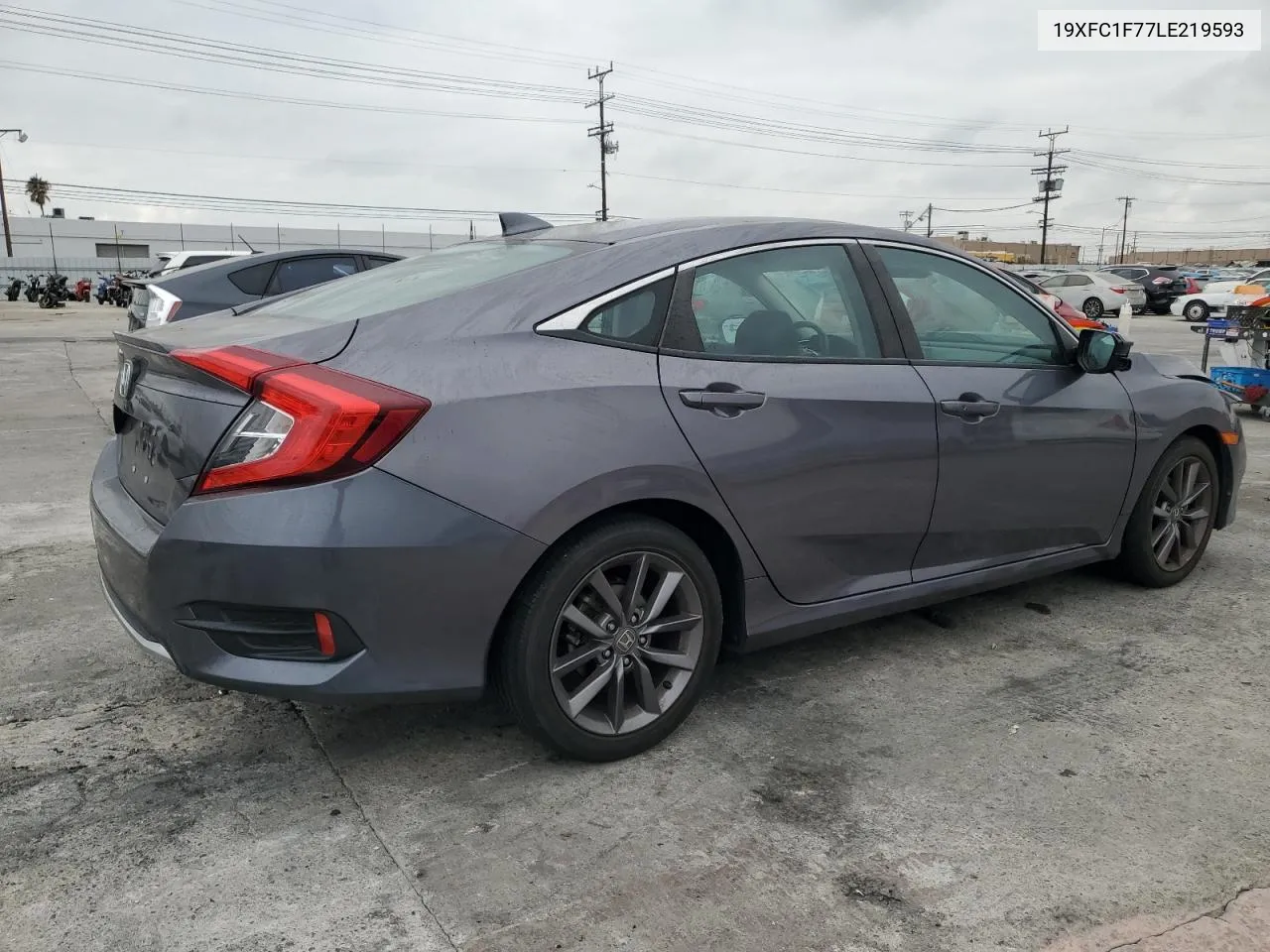 2020 Honda Civic Exl VIN: 19XFC1F77LE219593 Lot: 72390604