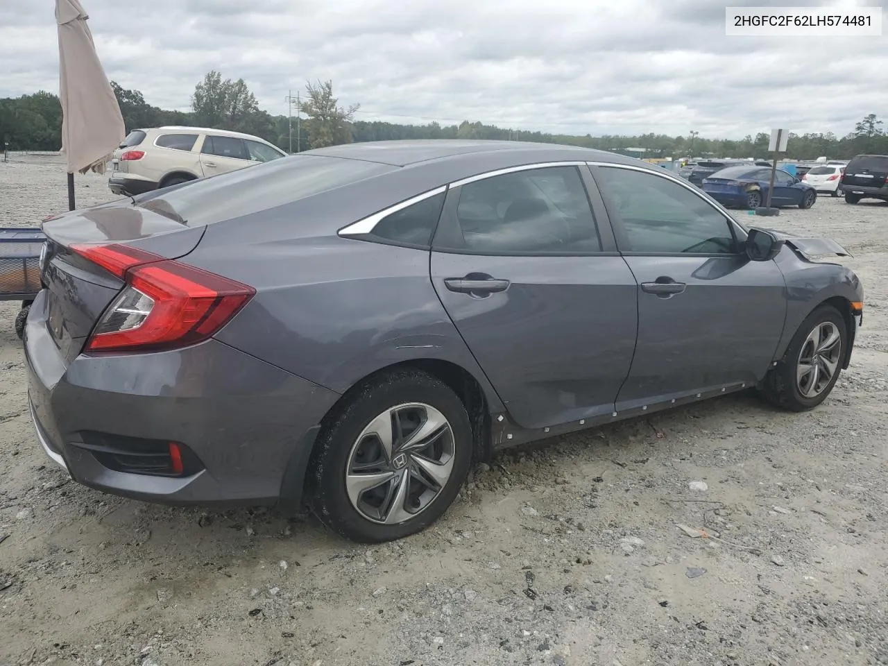 2020 Honda Civic Lx VIN: 2HGFC2F62LH574481 Lot: 72445444