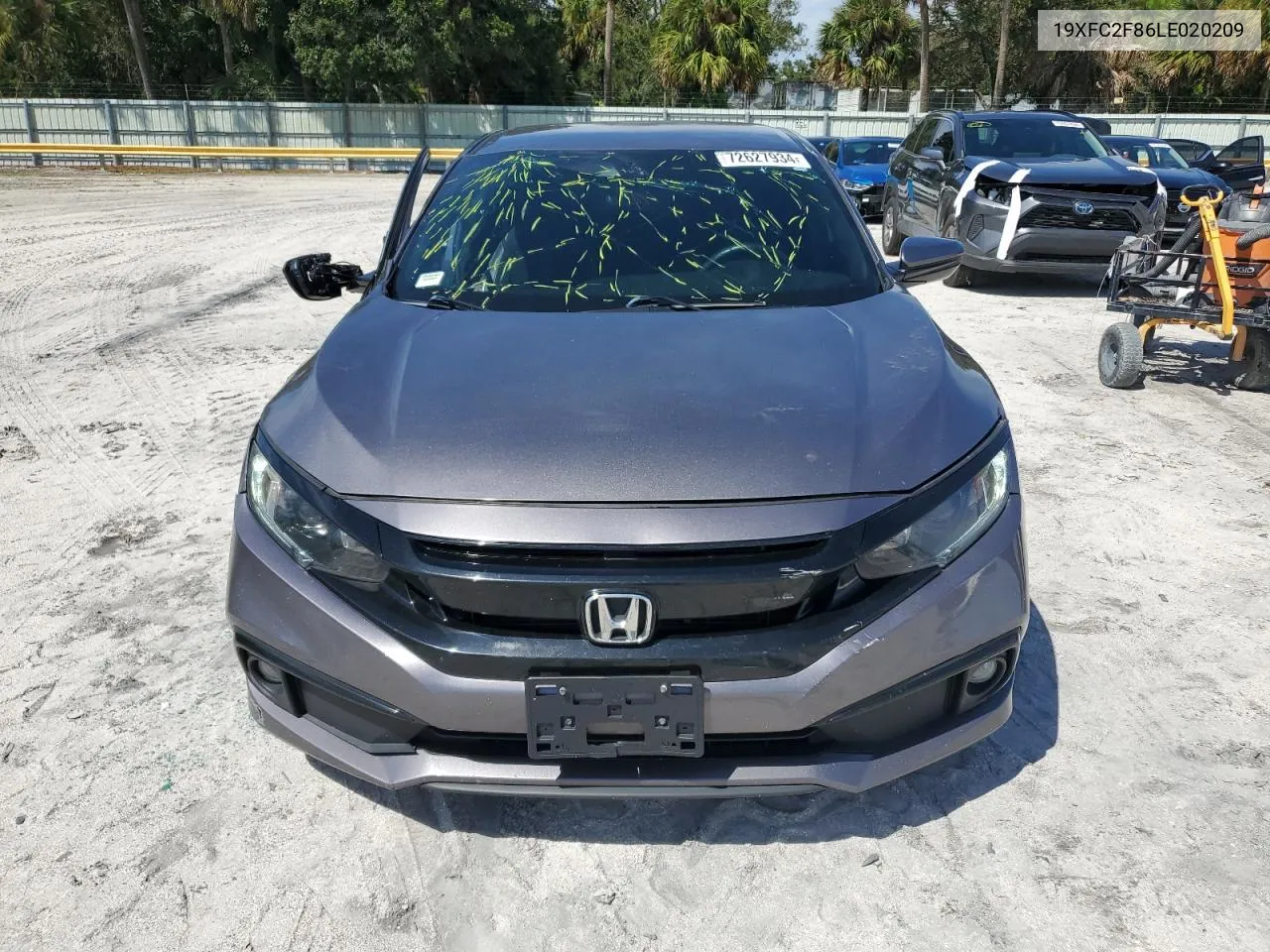 2020 Honda Civic Sport VIN: 19XFC2F86LE020209 Lot: 72627934