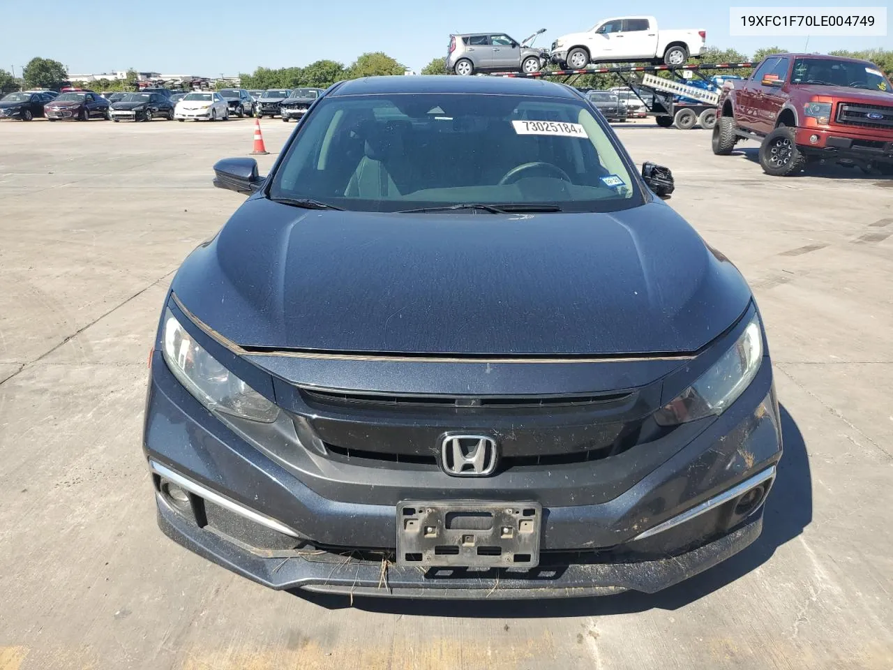 2020 Honda Civic Exl VIN: 19XFC1F70LE004749 Lot: 73025184