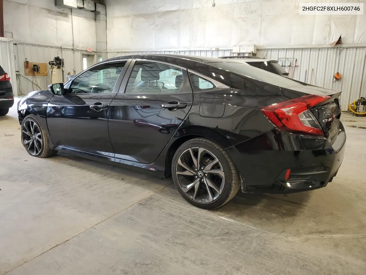 2020 Honda Civic Sport VIN: 2HGFC2F8XLH600746 Lot: 73161414