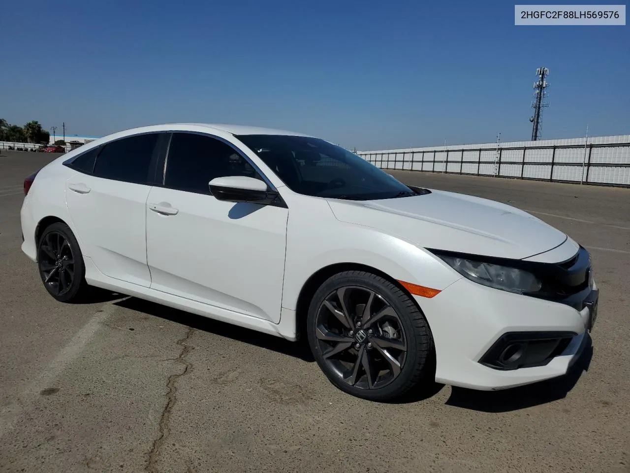 2020 Honda Civic Sport VIN: 2HGFC2F88LH569576 Lot: 73163664