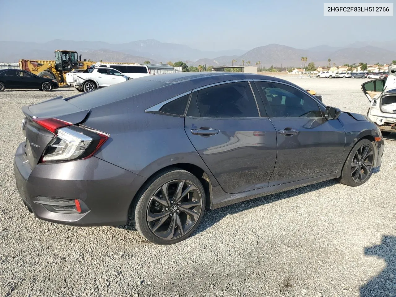 2020 Honda Civic Sport VIN: 2HGFC2F83LH512766 Lot: 73241634