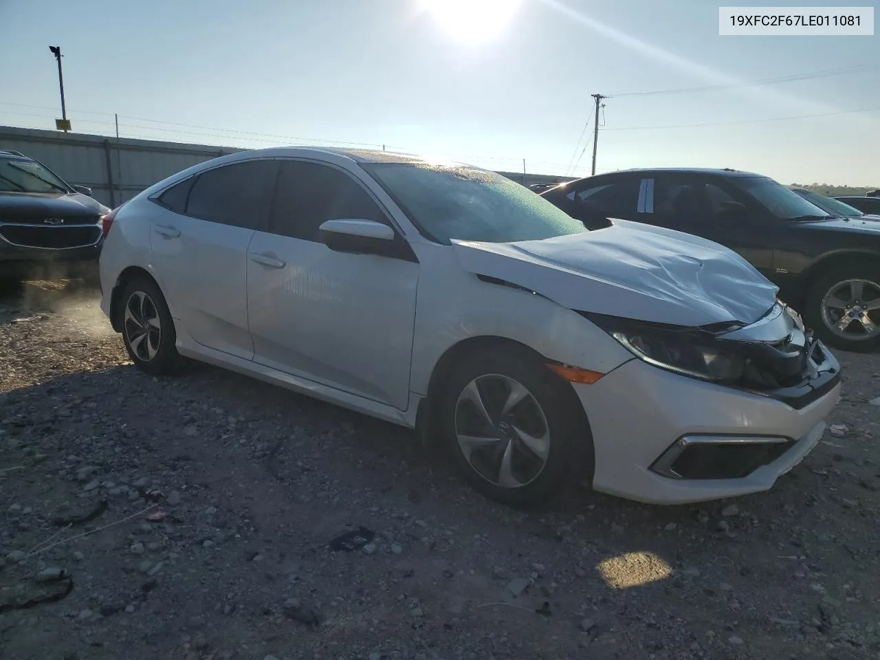 19XFC2F67LE011081 2020 Honda Civic Lx