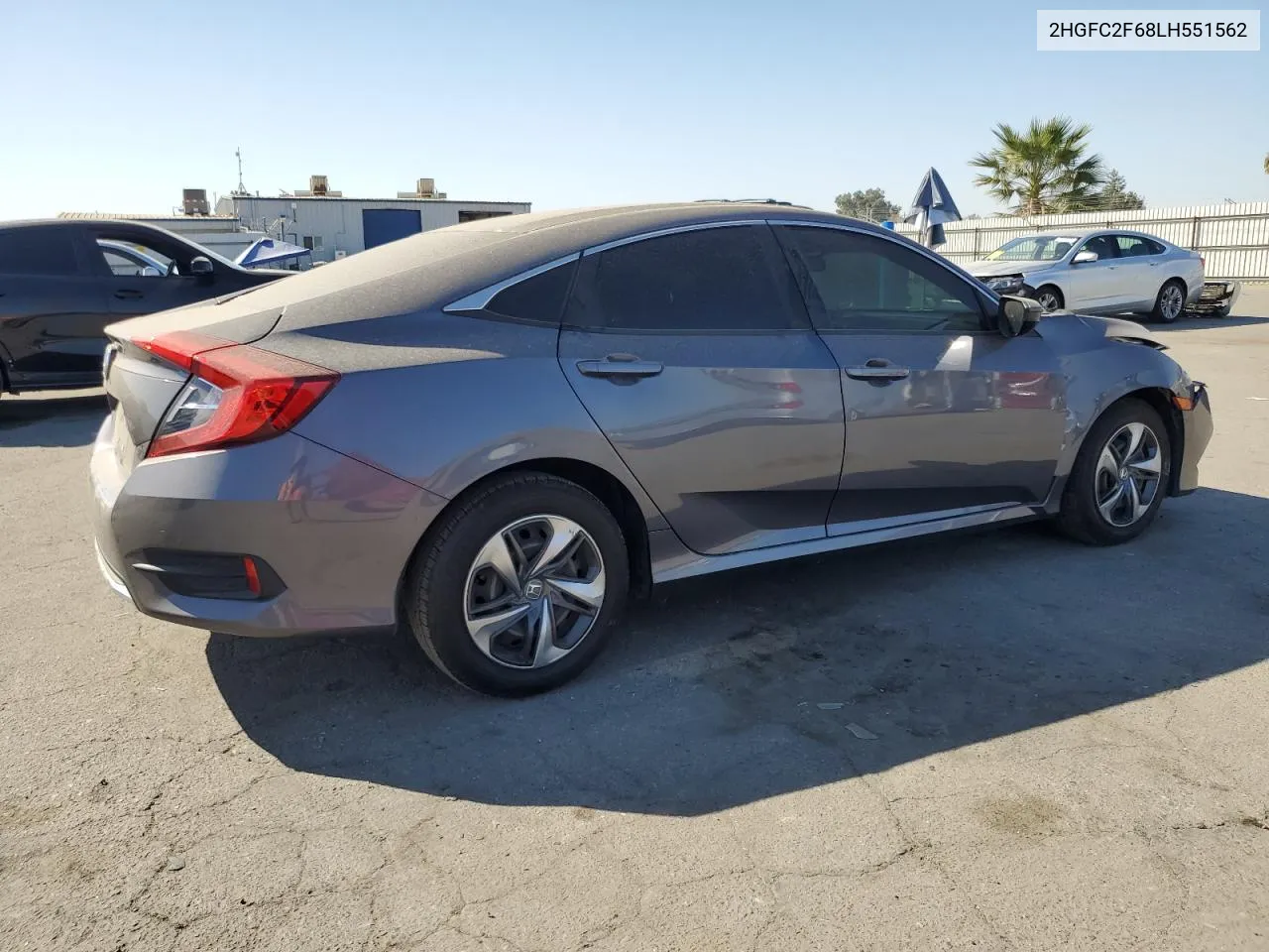 2020 Honda Civic Lx VIN: 2HGFC2F68LH551562 Lot: 74341144