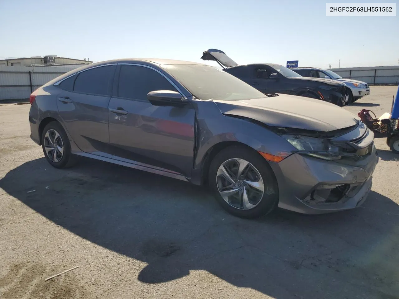 2020 Honda Civic Lx VIN: 2HGFC2F68LH551562 Lot: 74341144