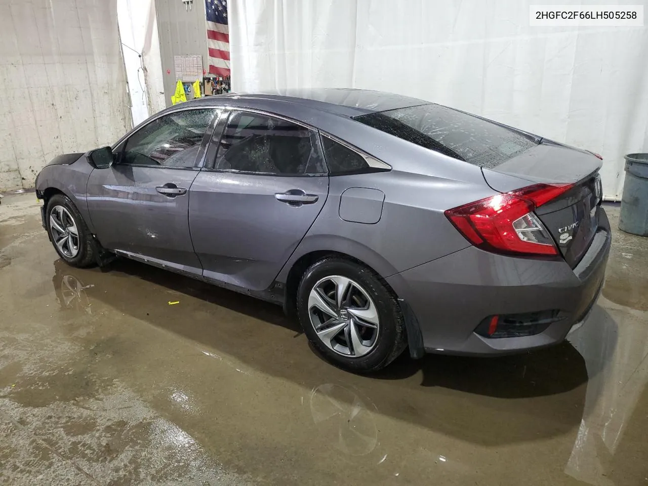 2020 Honda Civic Lx VIN: 2HGFC2F66LH505258 Lot: 74345874