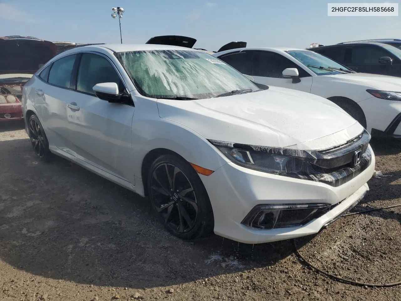 2020 Honda Civic Sport VIN: 2HGFC2F85LH585668 Lot: 74369884