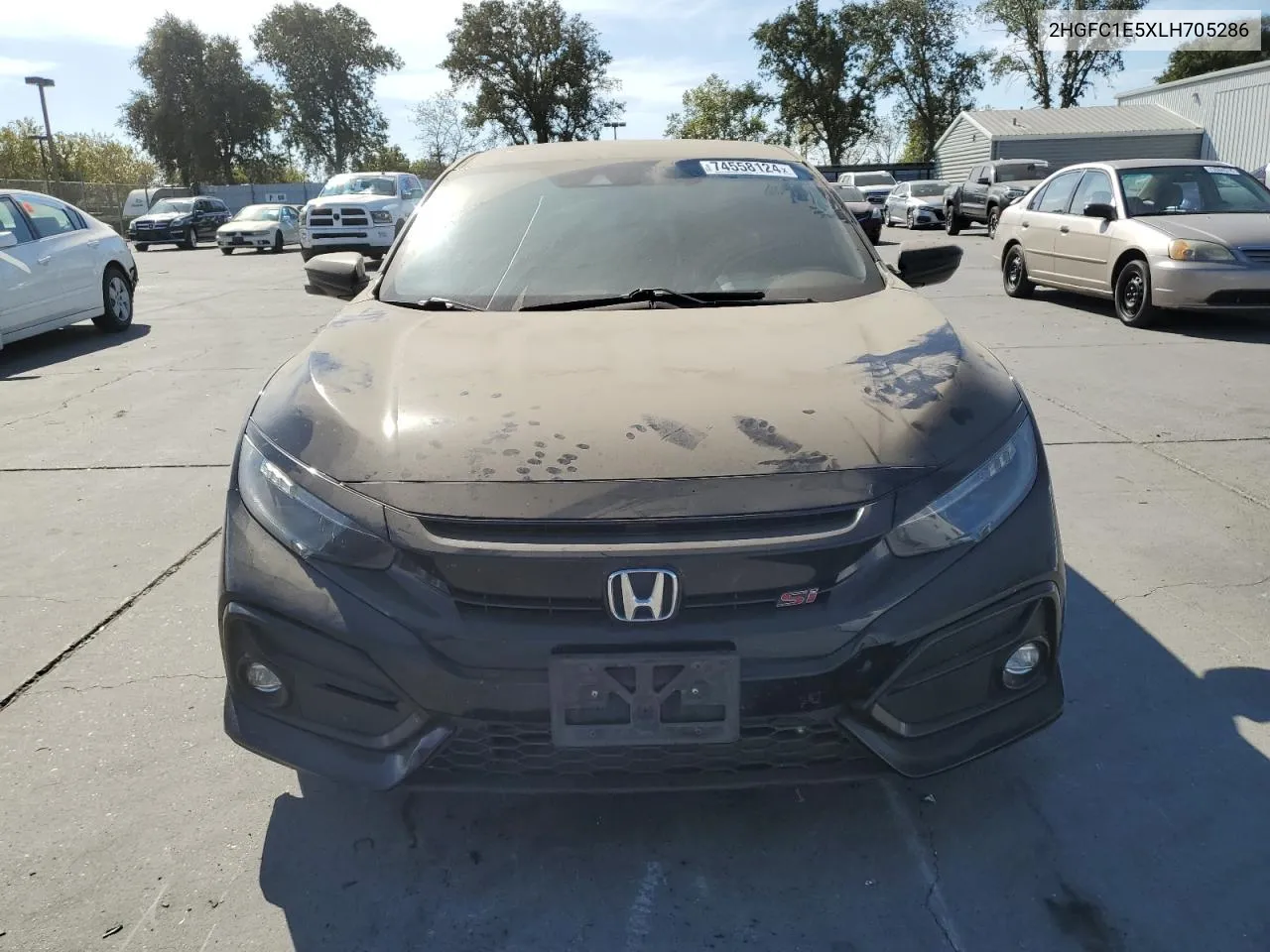 2020 Honda Civic Si VIN: 2HGFC1E5XLH705286 Lot: 74558124