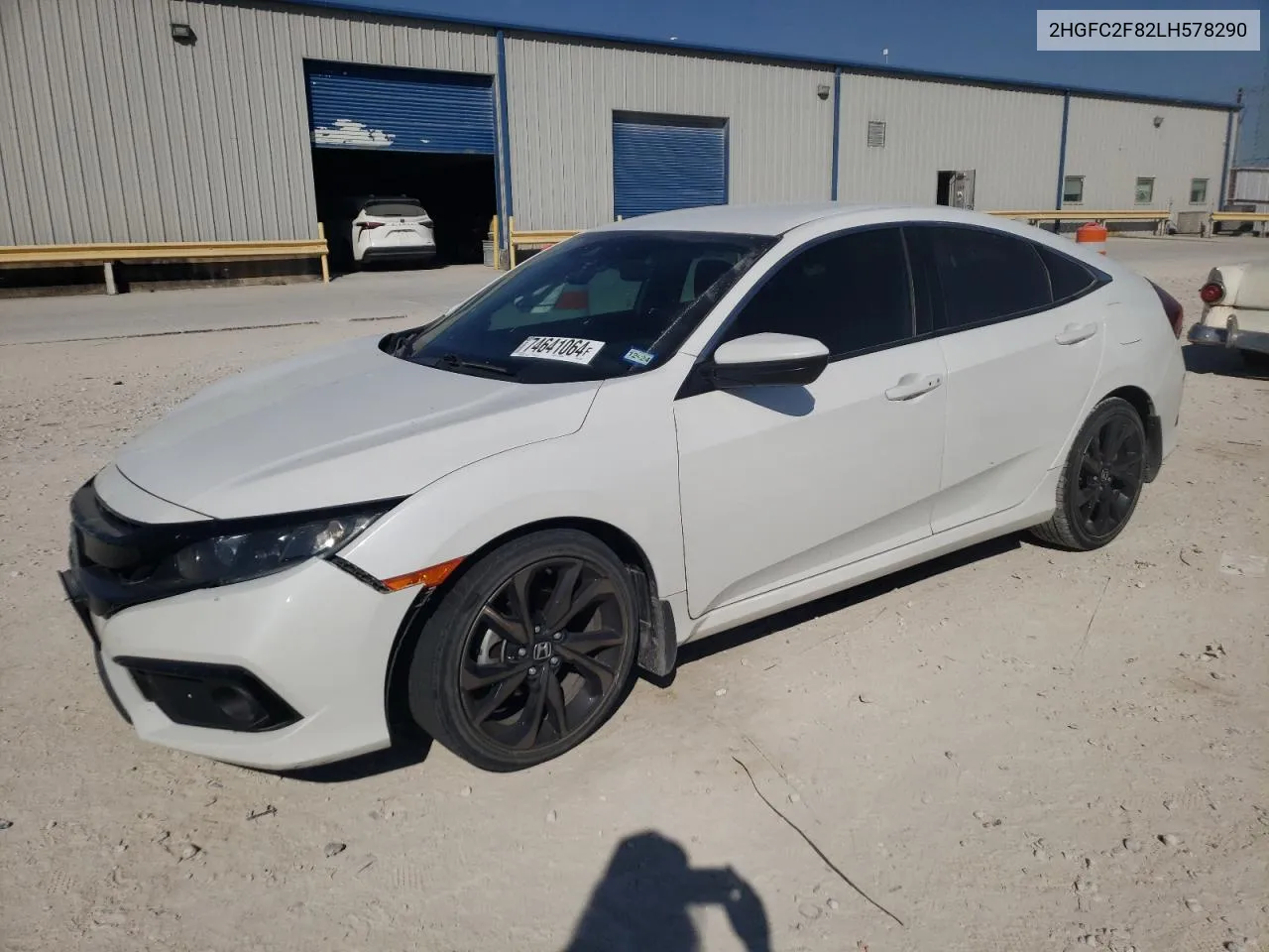 2020 Honda Civic Sport VIN: 2HGFC2F82LH578290 Lot: 74641064