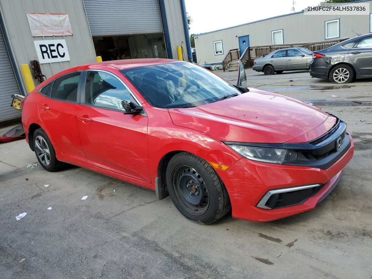 2020 Honda Civic Lx VIN: 2HGFC2F64LH537836 Lot: 74912224