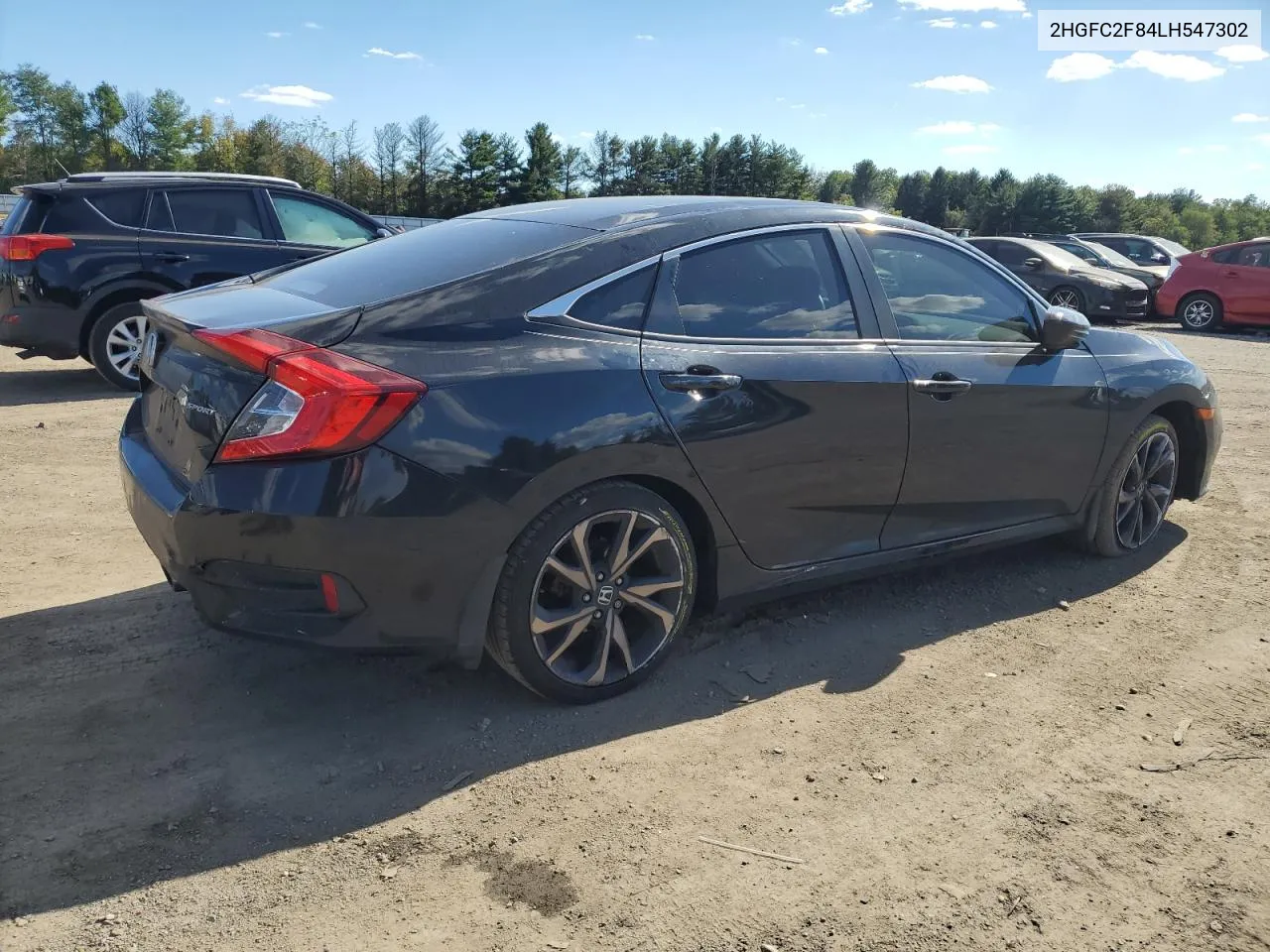 2020 Honda Civic Sport VIN: 2HGFC2F84LH547302 Lot: 75110104