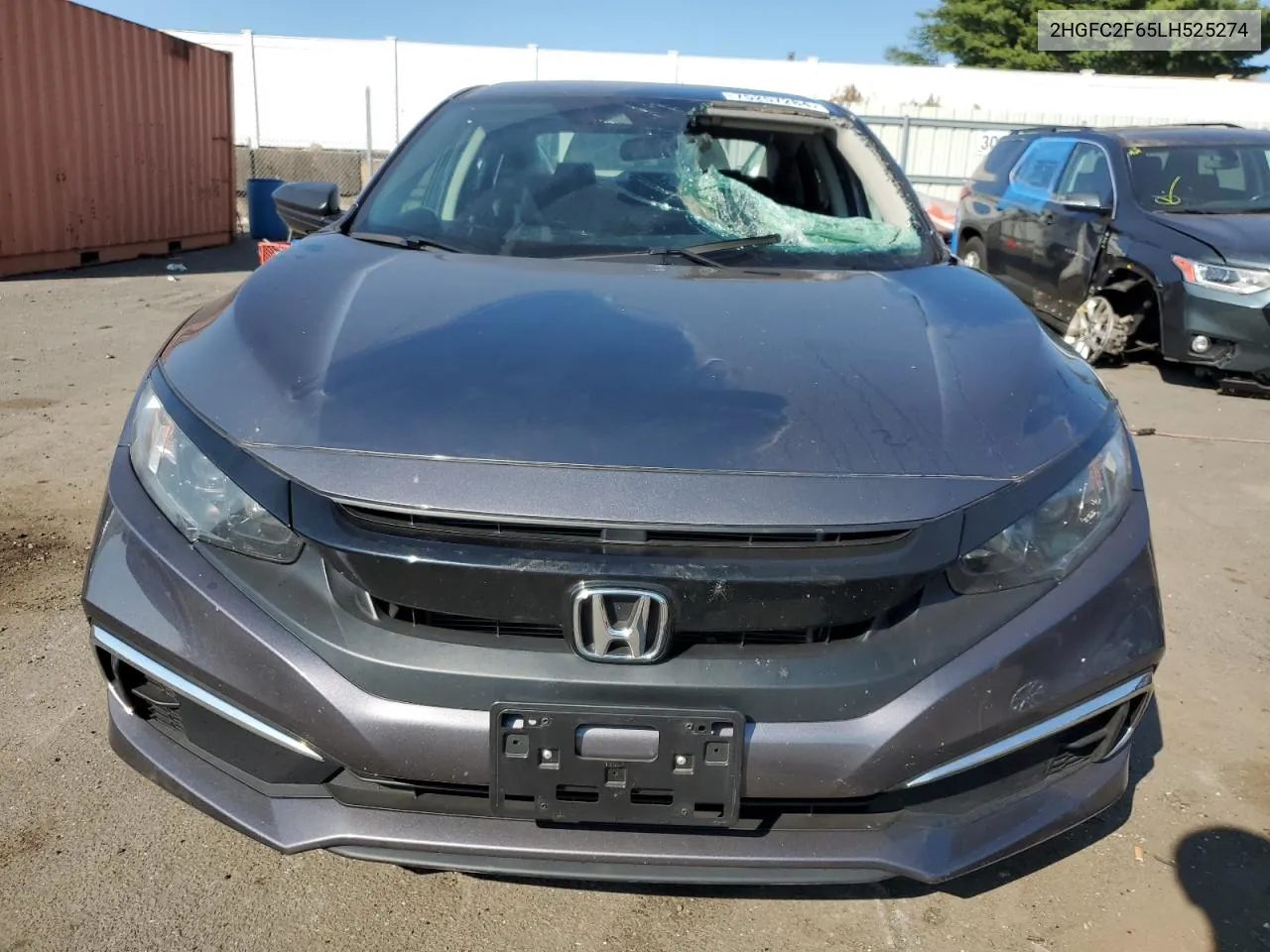 2020 Honda Civic Lx VIN: 2HGFC2F65LH525274 Lot: 75257284