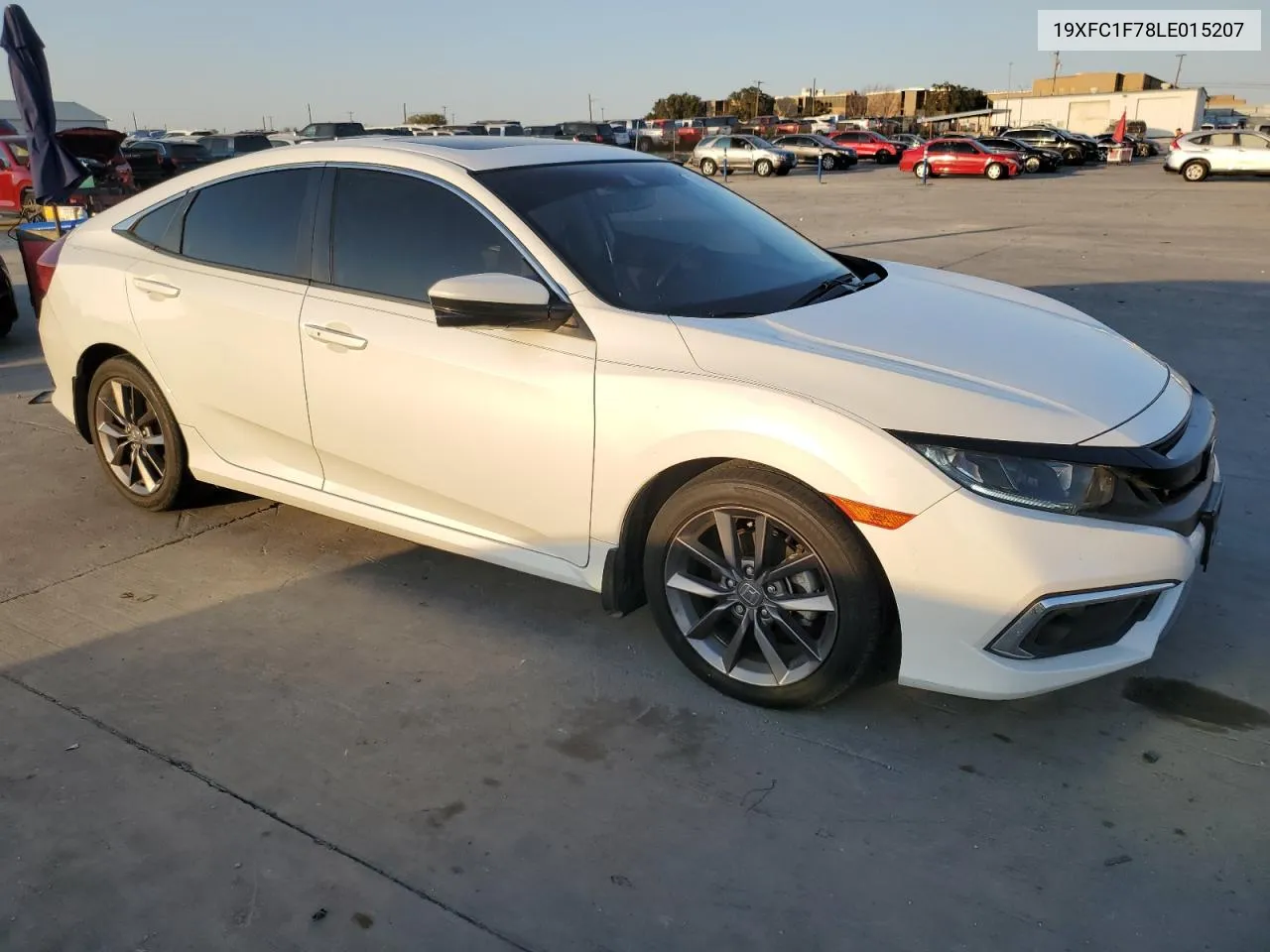 2020 Honda Civic Exl VIN: 19XFC1F78LE015207 Lot: 75419744