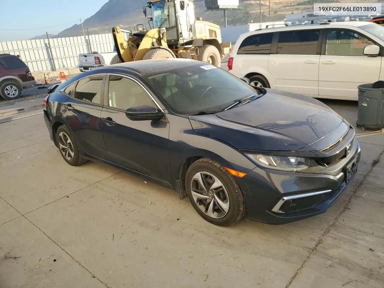 2020 Honda Civic Lx VIN: 19XFC2F66LE013890 Lot: 75453884