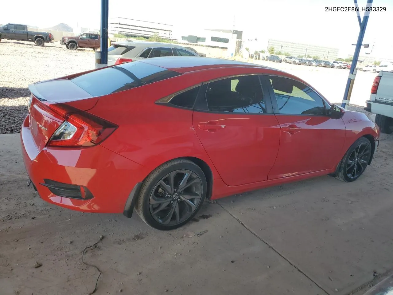 2020 Honda Civic Sport VIN: 2HGFC2F86LH583329 Lot: 75526334