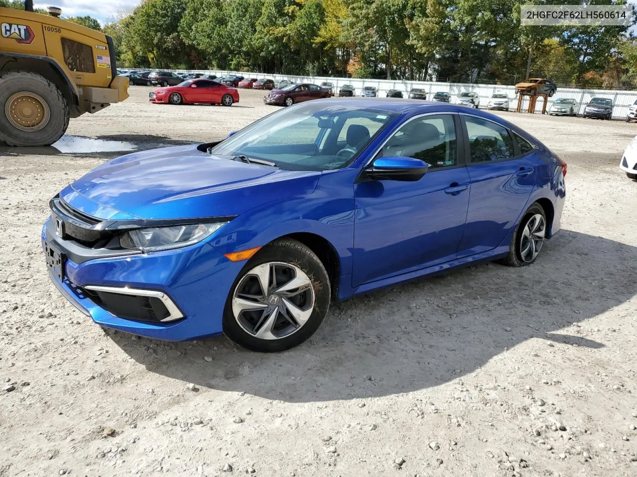 2020 Honda Civic Lx VIN: 2HGFC2F62LH560614 Lot: 75539784